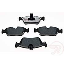 Front Hybrid (Ceramic and Semi-Metallic) Brake Pad Set, Element3 Hybrid Series