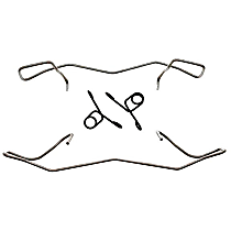 H18202A R-Line Series Brake Hardware Kit - Direct Fit, Kit