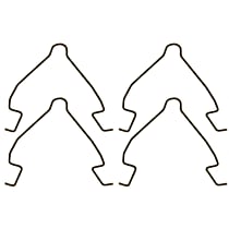R-Line Series Brake Hardware Kit - Direct Fit, Kit