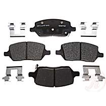Rear Ceramic Brake Pad Set, R-Line Series