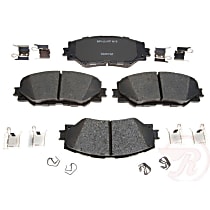Front Ceramic Brake Pad Set, R-Line Series