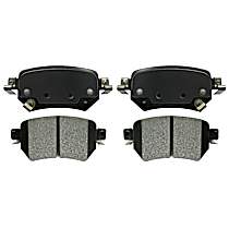 Rear Ceramic Brake Pad Set, R-Line Series