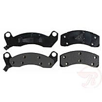 MGD200M Premium R-Line Series Semi-Metallic Brake Pads With Layered Shims
