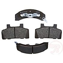 MGD215M Premium R-Line Series Semi-Metallic Brake Pads With Layered Shims