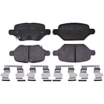 Premium R-Line Series Ceramic Brake Pads With Layered Shims and Hardware