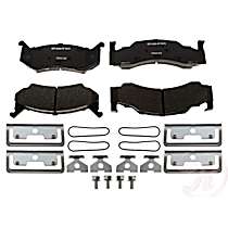 Front Semi-Metallic Brake Pad Set, R-Line Series