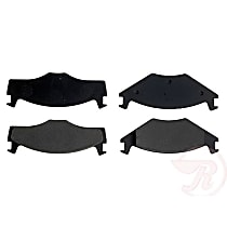 MGD280DM Premium R-Line Series Semi-Metallic Brake Pads With Layered Shims