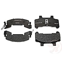 MGD289M Premium R-Line Series Semi-Metallic Brake Pads With Layered Shims