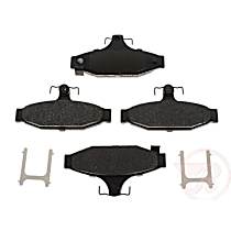 Rear Semi-Metallic Brake Pad Set, R-Line Series