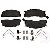 Front Semi-Metallic Brake Pad Set, 4-Wheel ABS, With Rear Disc Brake, R-Line Series