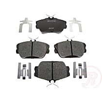 MGD598CH Premium R-Line Series Ceramic Brake Pads With Layered Shims and Hardware