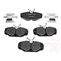 MGD610CH Premium R-Line Series Ceramic Brake Pads With Layered Shims and Hardware