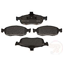 MGD648M Premium R-Line Series Semi-Metallic Brake Pads With Layered Shims