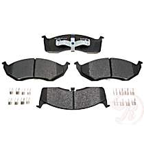 MGD730CH Premium R-Line Series Ceramic Brake Pads With Layered Shims and Hardware