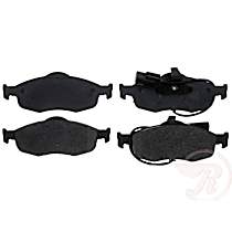 MGD801M Premium R-Line Series Semi-Metallic Brake Pads With Layered Shims