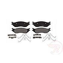 Front Semi-Metallic Brake Pad Set, Element3 Series