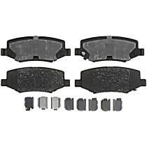 Rear Semi-Metallic Brake Pad Set, Element3 Series