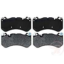 Front Semi-Metallic Brake Pad Set, Element3 Series