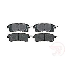 Rear Ceramic Brake Pad Set, All Wheel Drive, Element3 Series