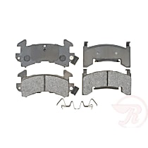 Front Semi-Metallic Brake Pad Set, Element3 Series