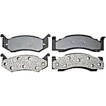 Front Semi-Metallic Brake Pad Set, Element3 Series