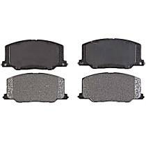 Front Semi-Metallic Brake Pad Set, Element3 Series
