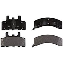 Front Semi-Metallic Brake Pad Set, All Wheel Drive, Element3 Series