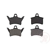 Rear Semi-Metallic Brake Pad Set, Element3 Series