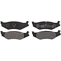 Rear Semi-Metallic Brake Pad Set, Element3 Series