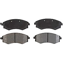 Front Semi-Metallic Brake Pad Set, Element3 Series