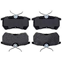 Rear Semi-Metallic Brake Pad Set, Element3 Series