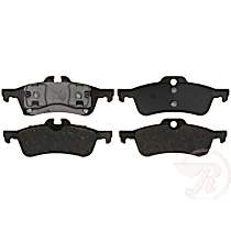 Rear Semi-Metallic Brake Pad Set, Service Grade Series