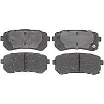 Rear Ceramic Brake Pad Set, Service Grade Series