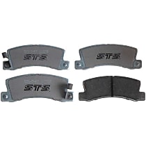 Rear Ceramic Brake Pad Set, Service Grade Series