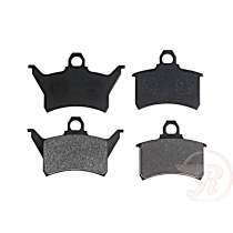 Rear Semi-Metallic Brake Pad Set, Service Grade Series