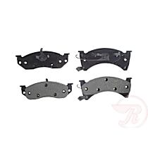 Front Semi-Metallic Brake Pad Set, Service Grade Series