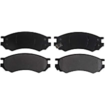 Front Ceramic Brake Pad Set, Service Grade Series