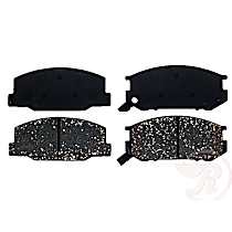 Front Ceramic Brake Pad Set, Non-ABS, With Rear Disc Brake, Service Grade Series