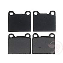 Rear Semi-Metallic Brake Pad Set, Service Grade Series