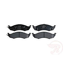 Front Organic Brake Pad Set, Service Grade Series