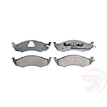 Front Ceramic Brake Pad Set, Service Grade Series