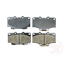 Front Ceramic Brake Pad Set, Service Grade Series