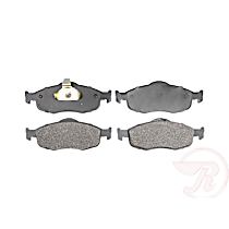 Front Semi-Metallic Brake Pad Set, Service Grade Series