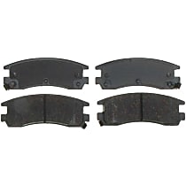 Rear Ceramic Brake Pad Set, Service Grade Series