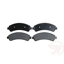 Front Organic Brake Pad Set, OE Equipped with Ceramic Pads, Service Grade Series