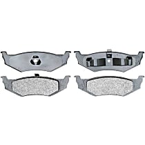 Rear Semi-Metallic Brake Pad Set, Service Grade Series