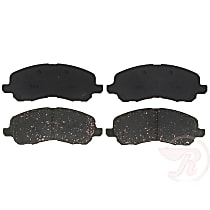Front Ceramic Brake Pad Set, Service Grade Series