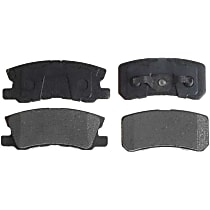 Rear Ceramic Brake Pad Set, Service Grade Series