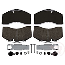 Front or Rear Semi-Metallic Brake Pad Set, Truck and Medium Duty Specialty Series
