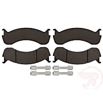 Front or Rear Semi-Metallic Brake Pad Set, School Bus Specialty Series - Front or Rear